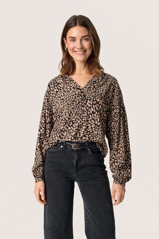 SOAKED IN LUXURY Bluse i beige: forside