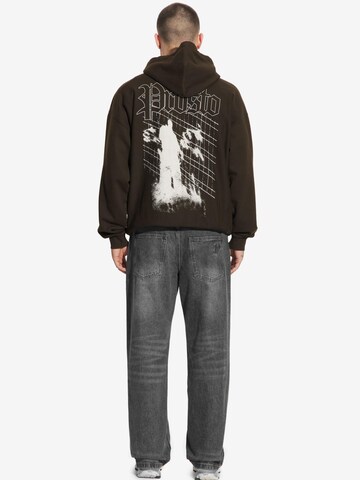 Prosto Sweatshirt 'Shadow Washed' in Schwarz