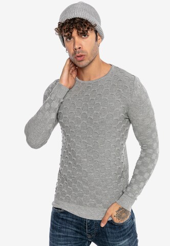 Redbridge Strickpullover 'West Palm Beach' in Grau: predná strana