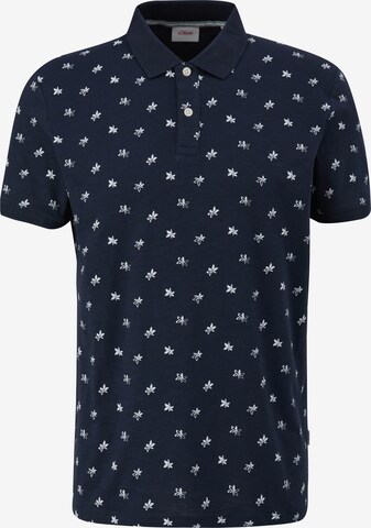 s.Oliver Shirt in Blauw: voorkant