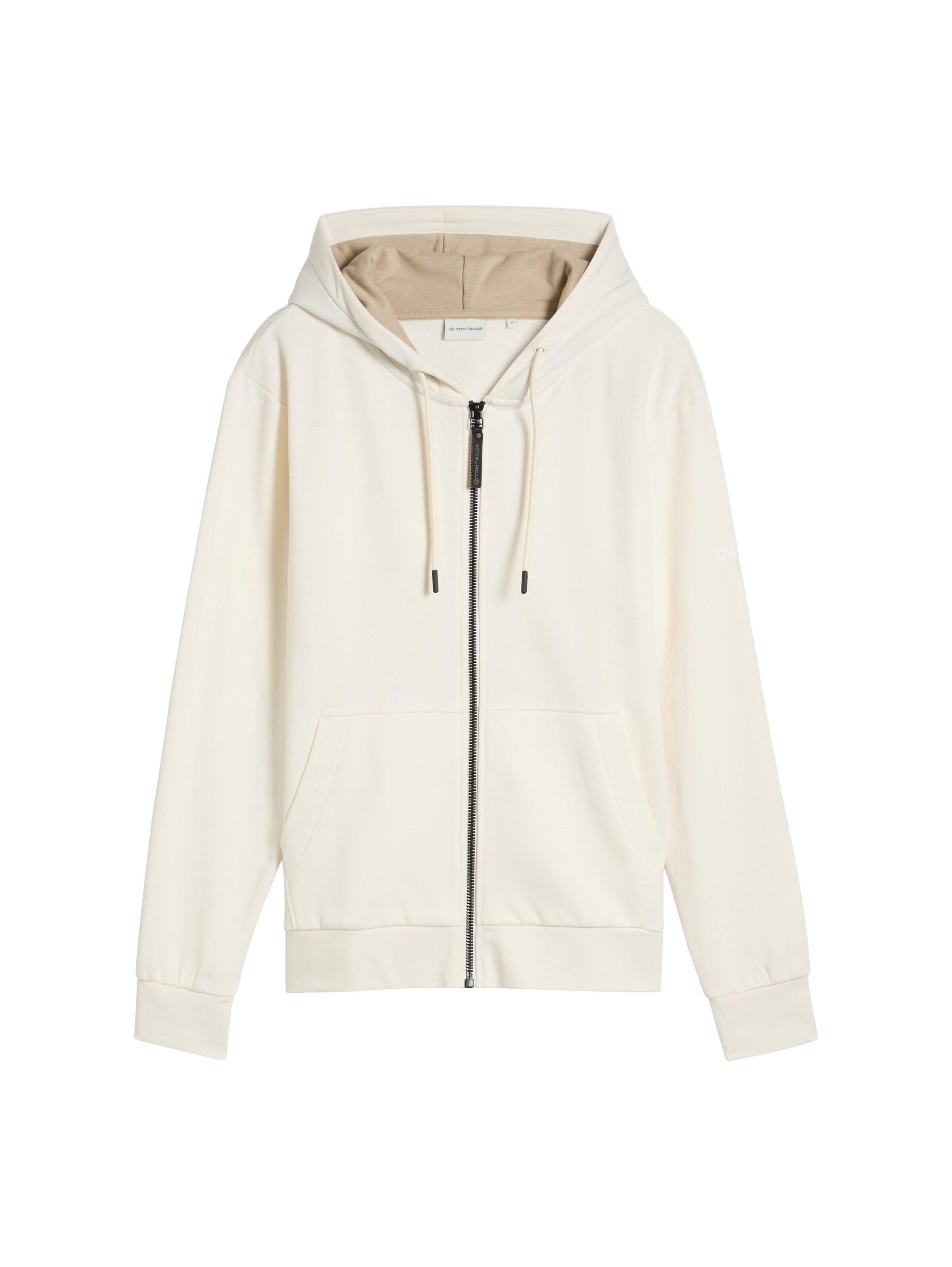 TOM TAILOR Sweatshirt in Weiß: Vorderseite