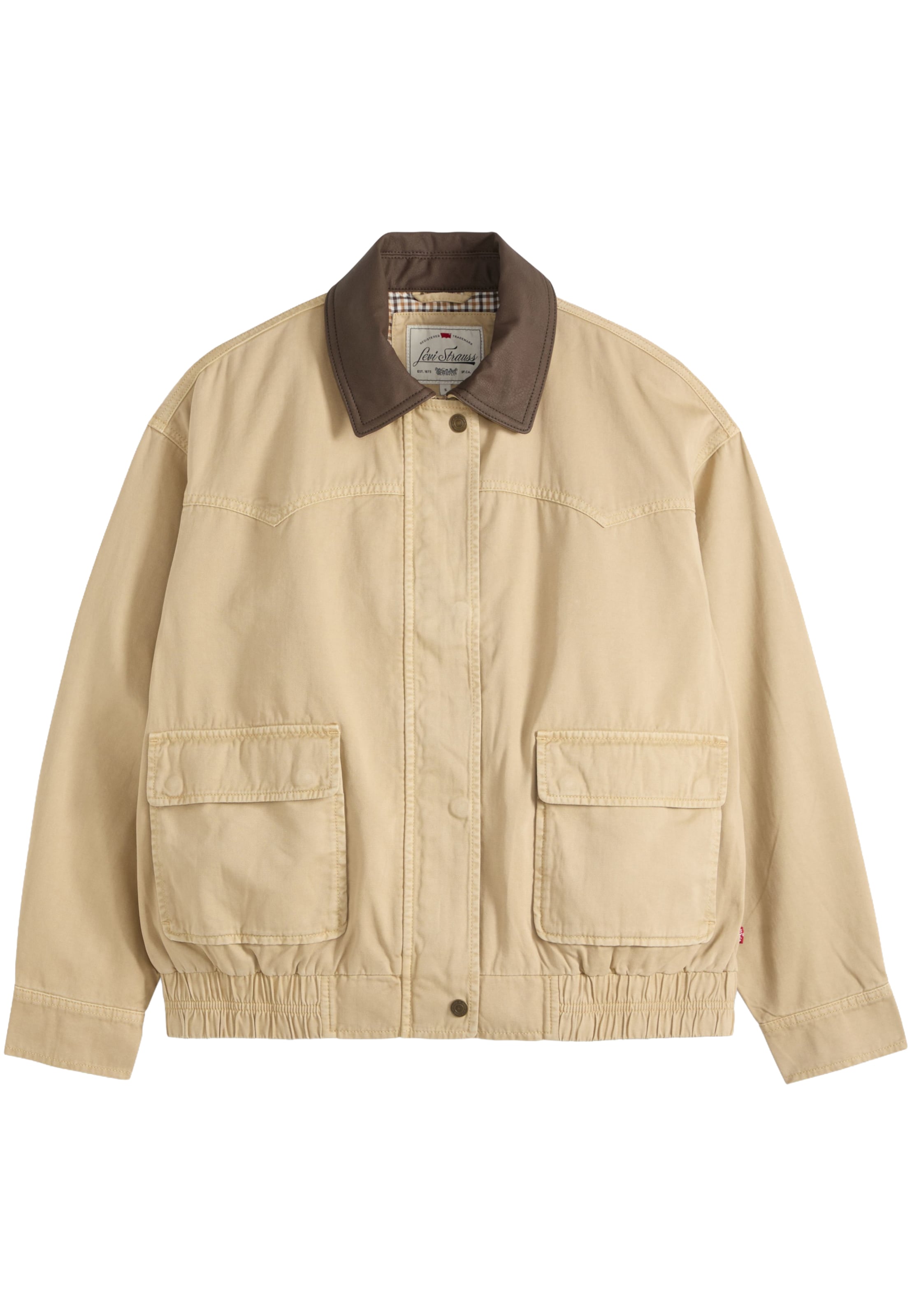 LEVI'S ® Overgangsjakke 'WINNIE WESTERN' i XS i beige, Produktvisning