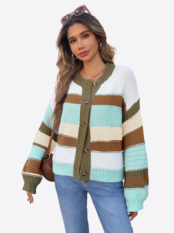 Imily Bela Πλεκτή ζακέτα σε καφέ: μπροστά