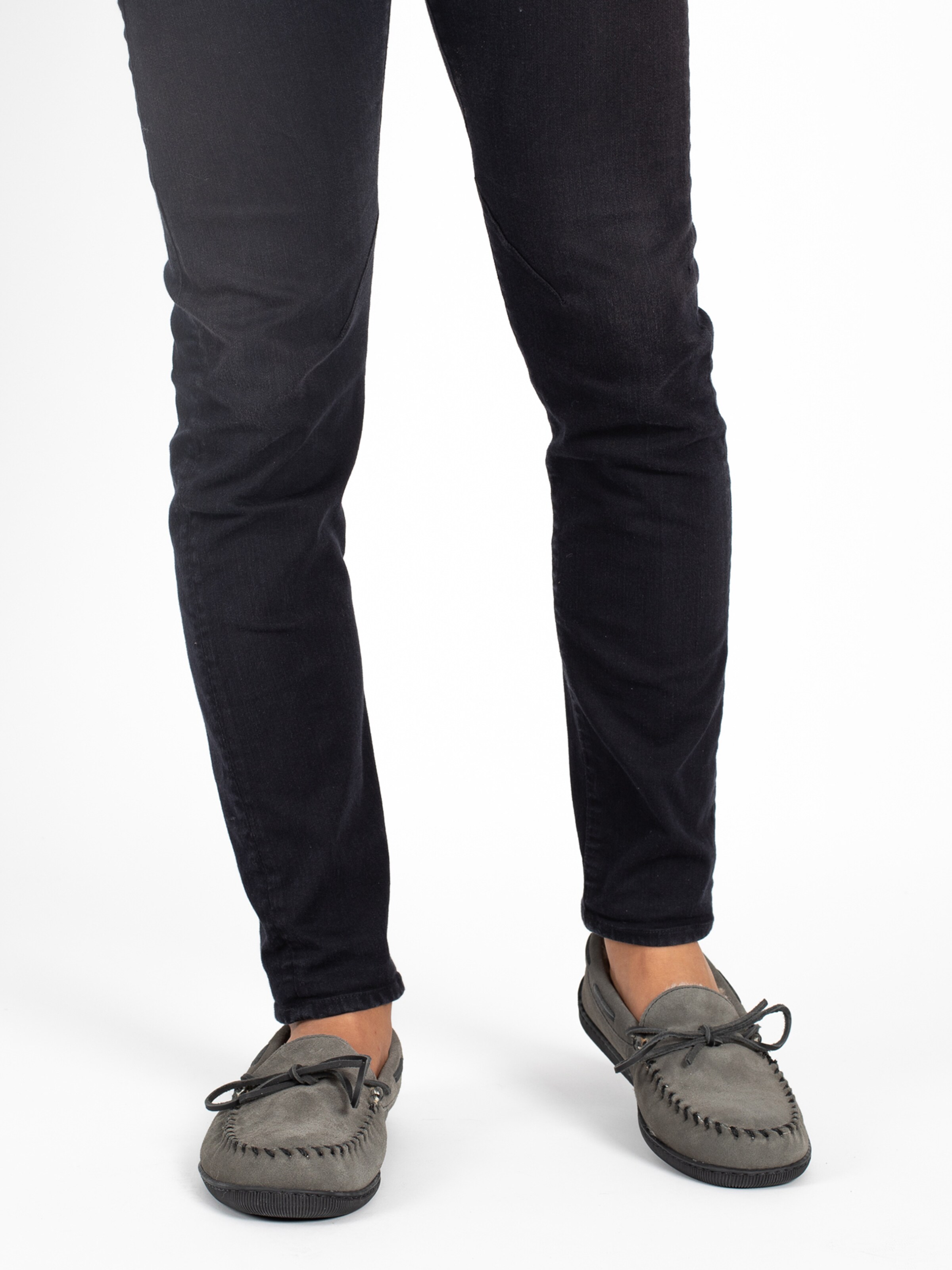 Minnetonka Mokassin in Grau