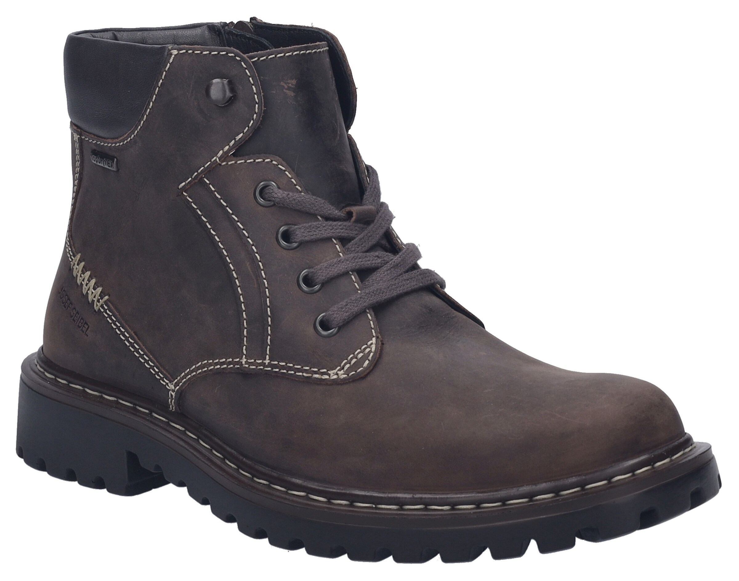JOSEF SEIBEL High-Top Sneakers in Brown