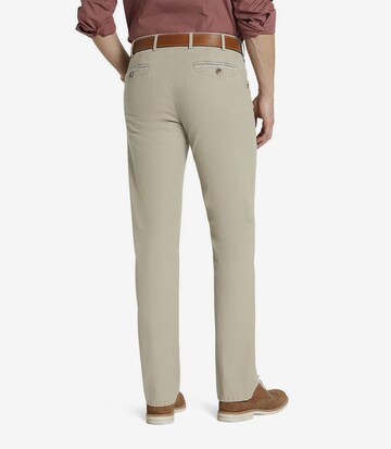 MEYER Slimfit Hose 'Chicago' in Beige: predná strana