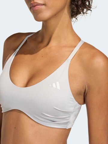 ADIDAS PERFORMANCE Bralette Sports bra 'Optime Essentials' in Grey