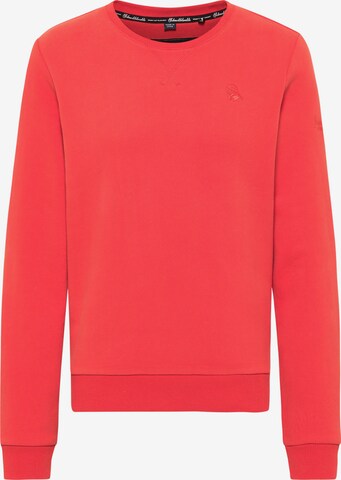 Sweat-shirt Schmuddelwedda en rouge : devant