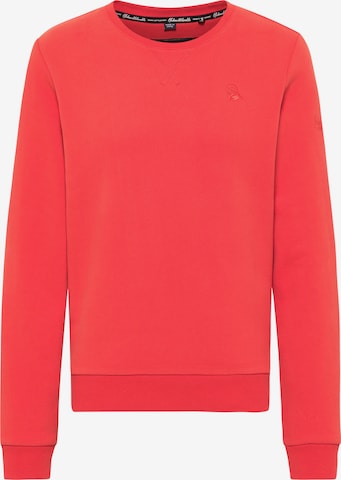 Schmuddelwedda Sweatshirt in Rot: predná strana