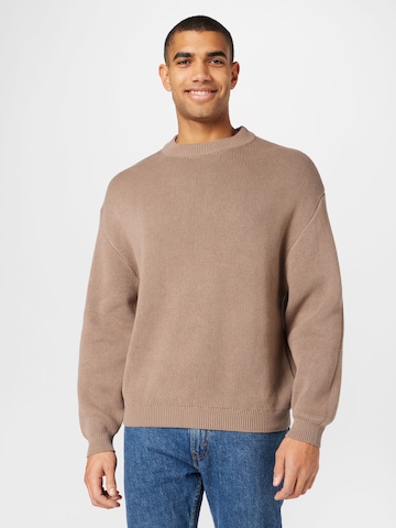 Redefined Rebel Sweater 'Bastian' in Brown: front