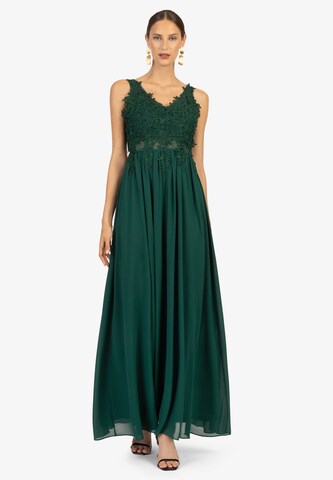 Robe de soirée Kraimod en vert : devant