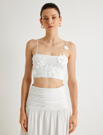 Koton Knitted top in White: front