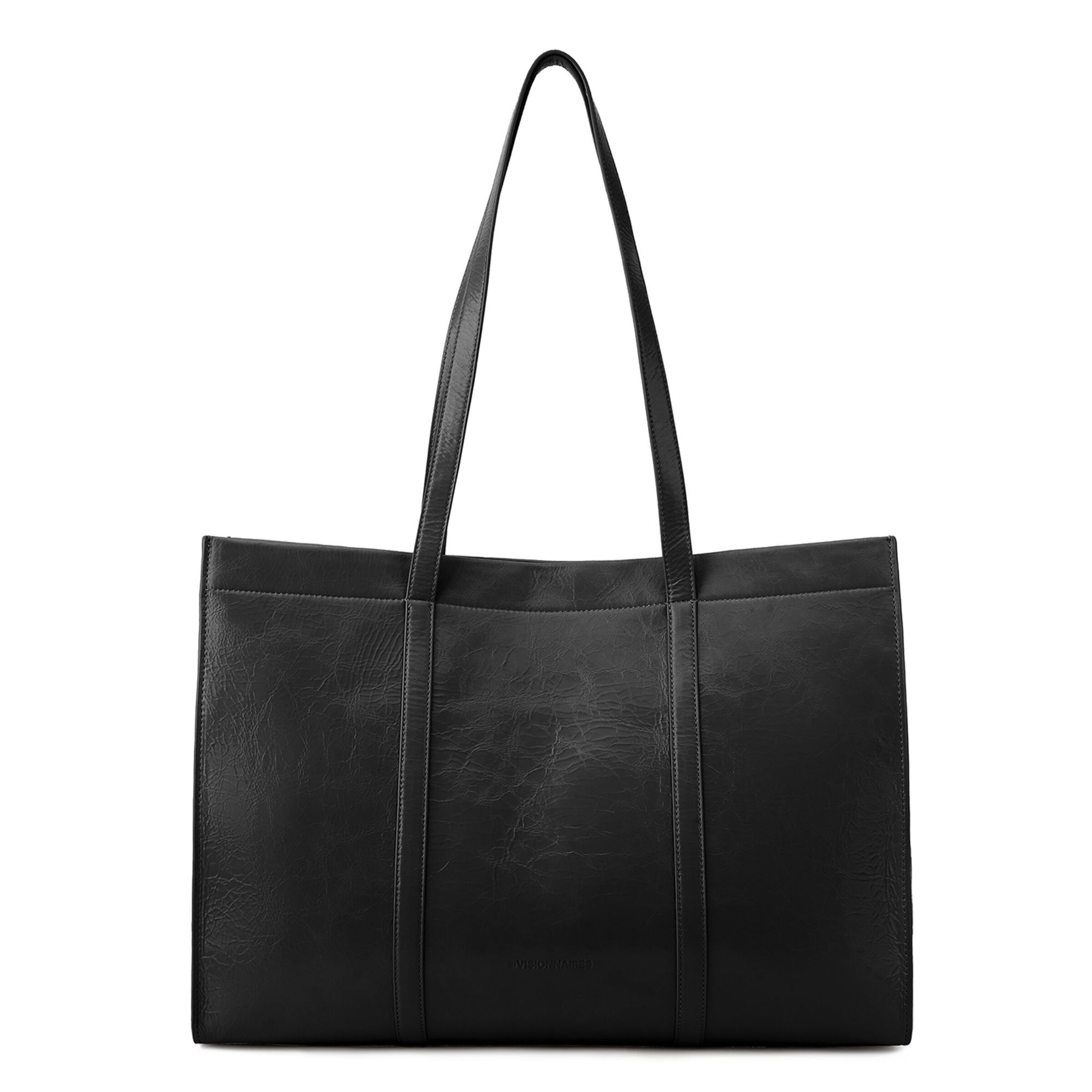 Les Visionnaires Shopper 'Ace' in Black: front