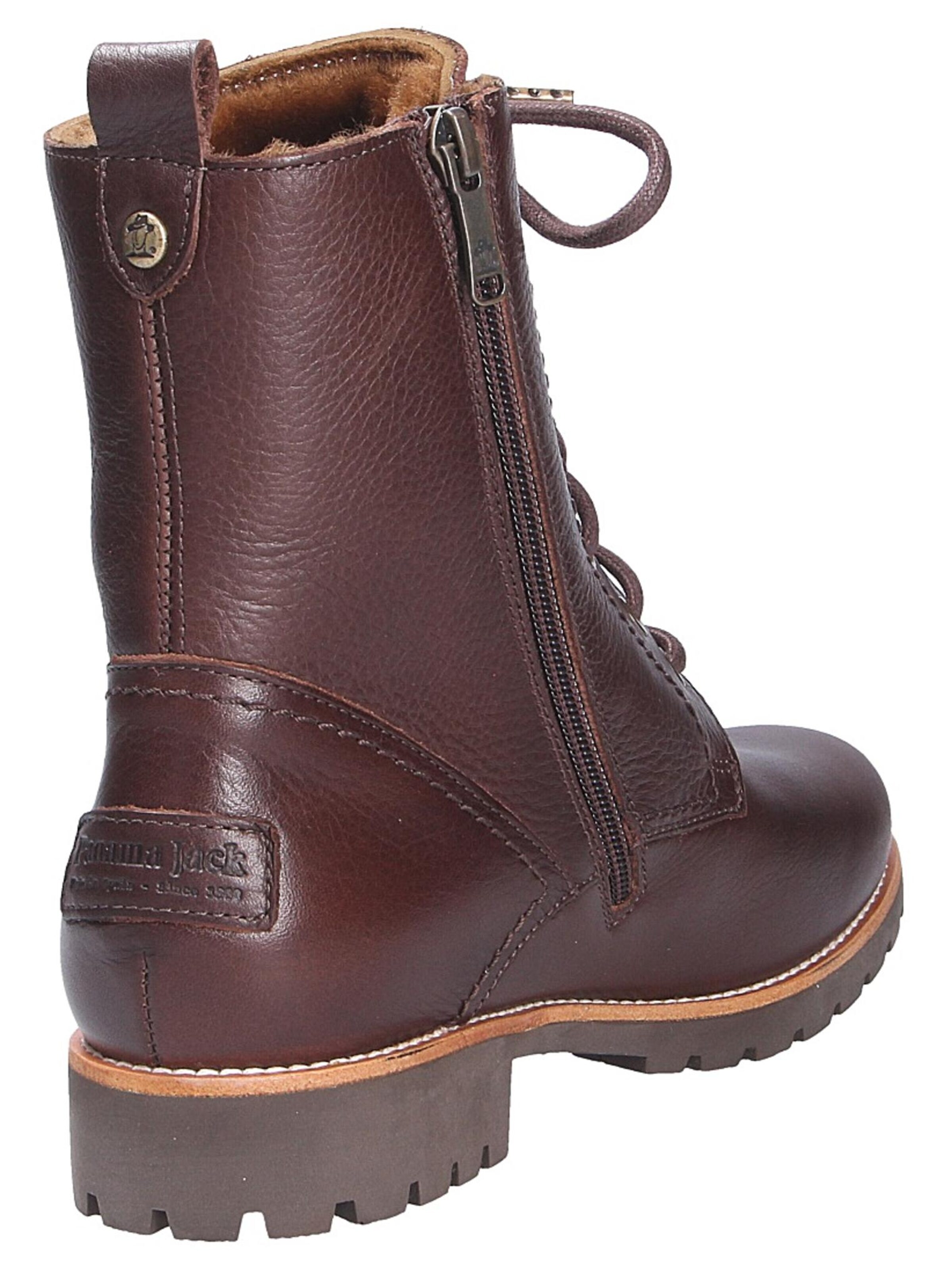 PANAMA JACK Lace-Up Boots 'FARA' in Brown