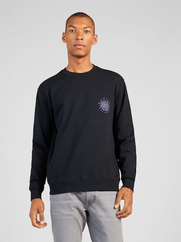 BILLABONGSweater majica 'SHORT SANDS' - crna boja: prednji dio