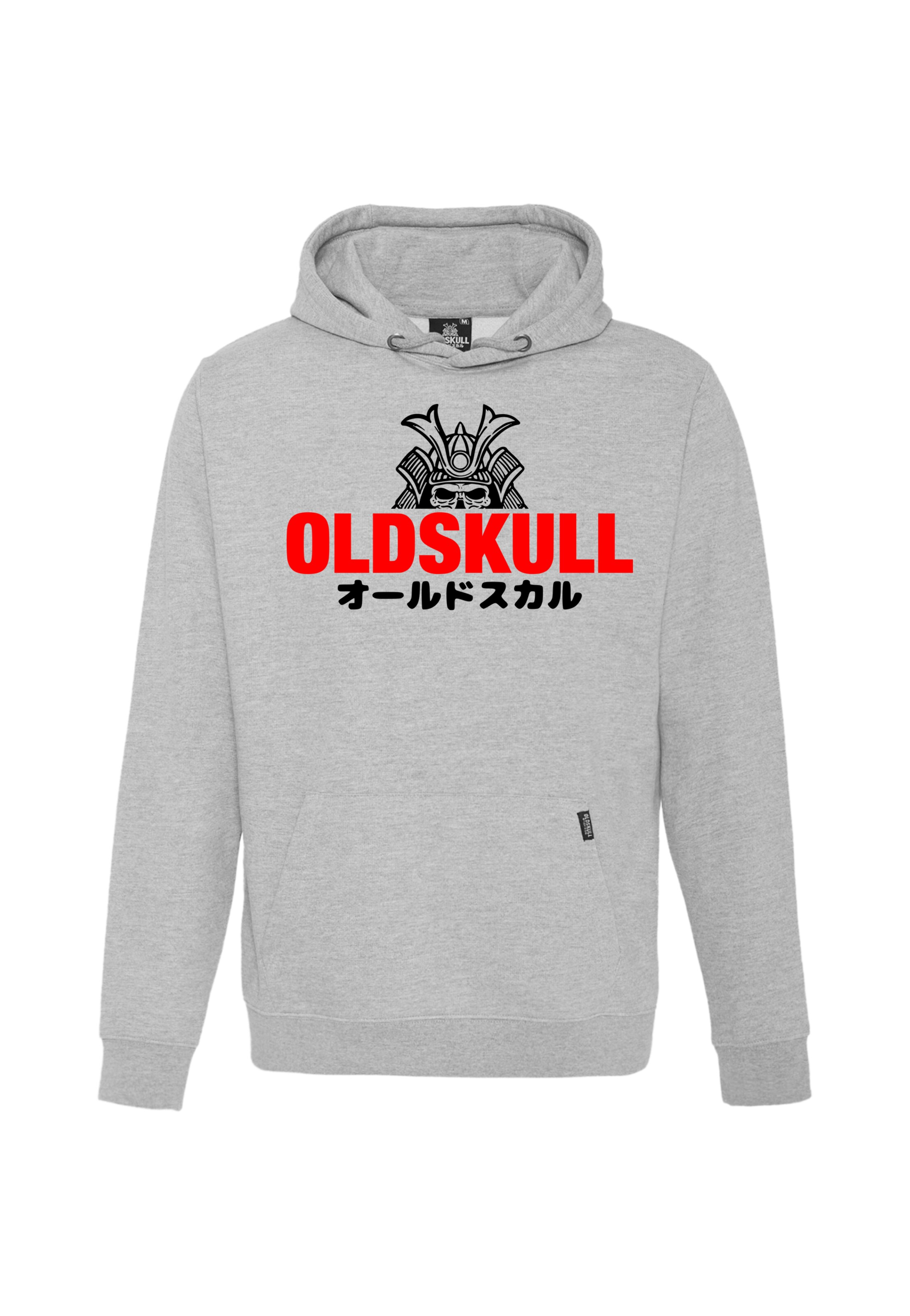 Oldskull Sweatshirt in Grijs: voorkant