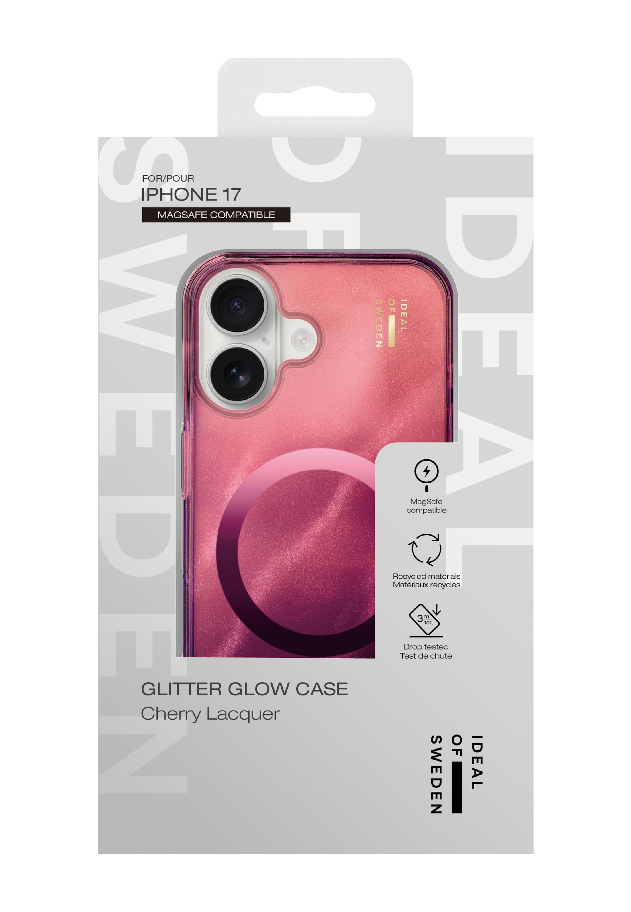 Custodia per smartphone 'iPhone 17' di iDeal of Sweden in rosso