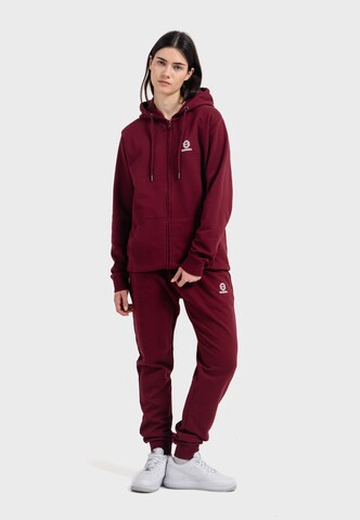 Oldskull Zip-Up Hoodie 'Basic Oldskull 25' in Red