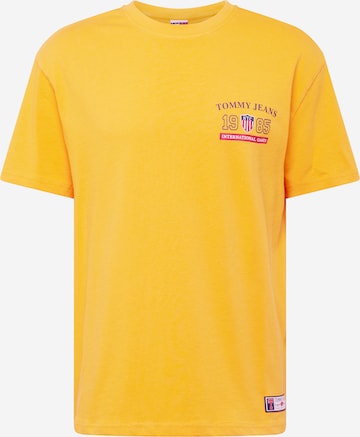 Tommy Jeans Shirt 'ARCHIVE GAMES' in Yellow: front