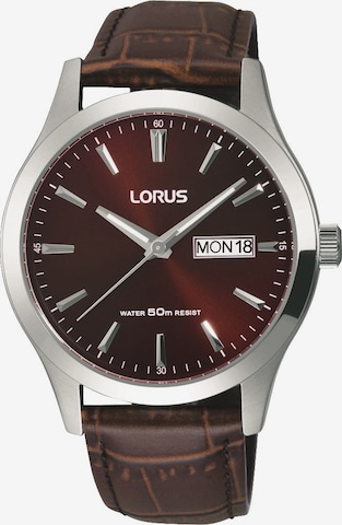 LORUS Analoog horloge in Bruin: voorkant