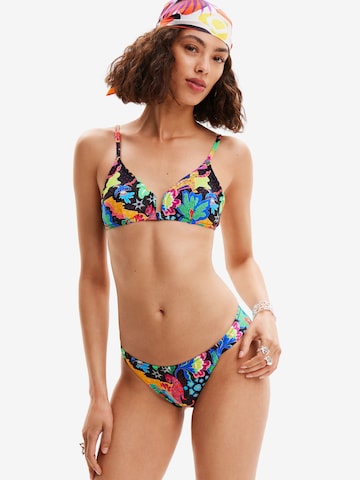 Desigual Dół bikini w kolorze mieszane kolory: przód