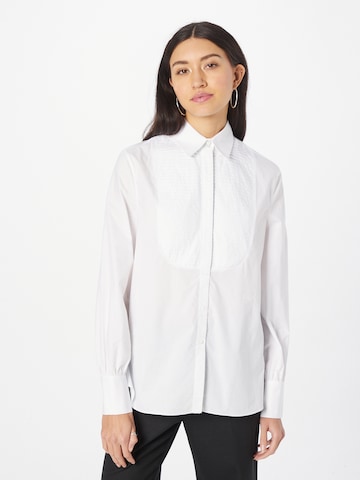 Camicia da donna di Karl Lagerfeld in bianco: frontale