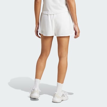 balta ADIDAS PERFORMANCE Laisvas Sportinės kelnės 'Club'