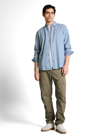 TOM TAILOR Regular Fit Skjorte i blå