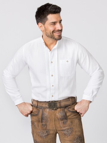 STOCKERPOINT Trachtenshirt 'Fredi'‌‌‌‌‌‌‌‌ in Weiß