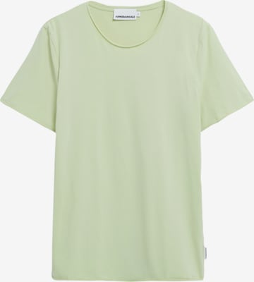 ARMEDANGELS T-Shirt JAAMES BRUSHED in Grün: Vorderseite