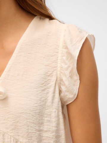 VERO MODA Blouse 'VMFlora' in Wit