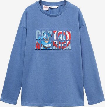 MANGO KIDS Shirt 'Captain' in Blauw: voorkant