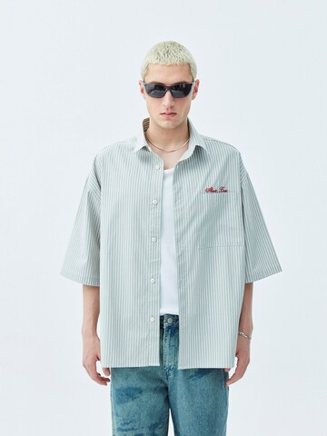 Comfort fit Camicia 'Sherman' di VAMOS CLO in verde: frontale