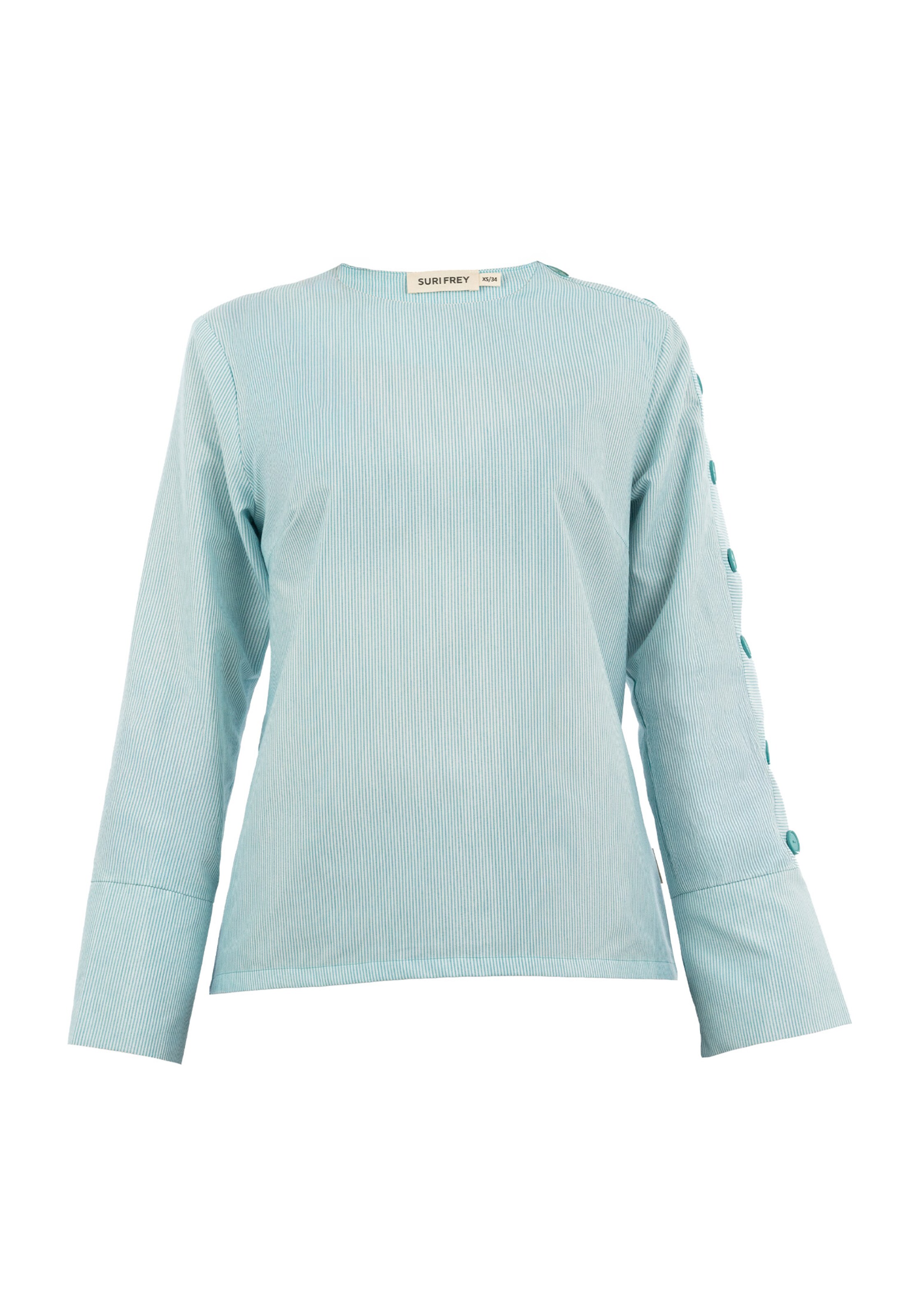Suri Frey Blouse ' SFY Freyday ' in Groen: voorkant
