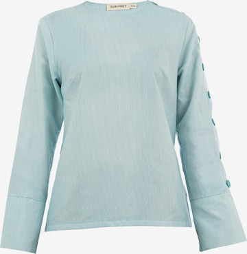 Suri Frey Blouse ' SFY Freyday ' in Groen: voorkant