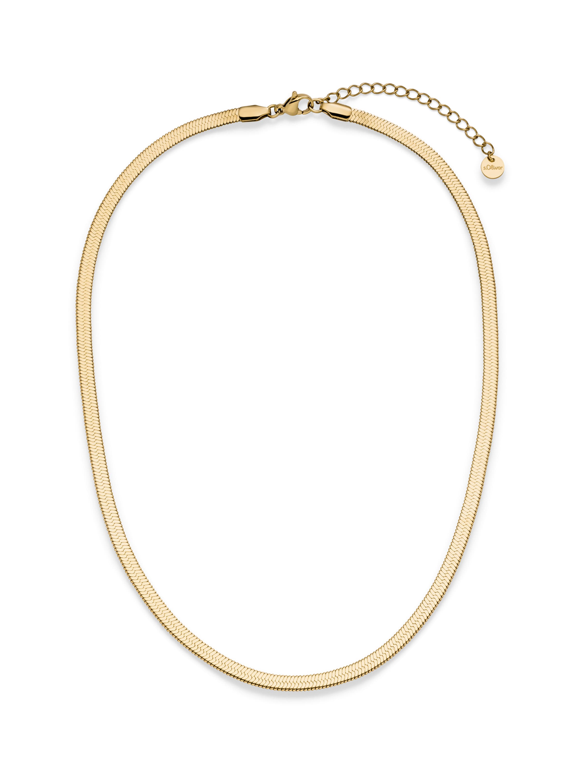 s.Oliver Necklace in Gold: front