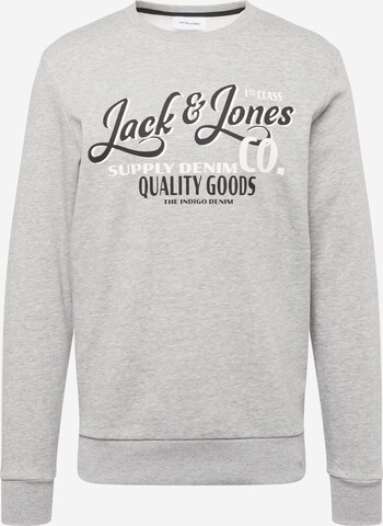 Sweat-shirt 'ANDY' JACK & JONES en gris : devant