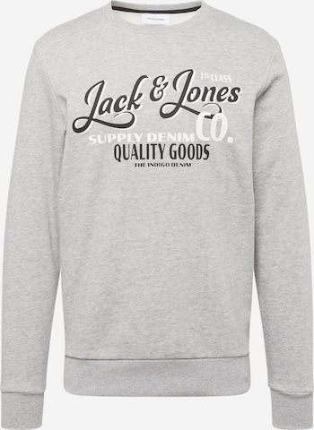 JACK & JONES Mikina 'ANDY' - Sivá: predná strana