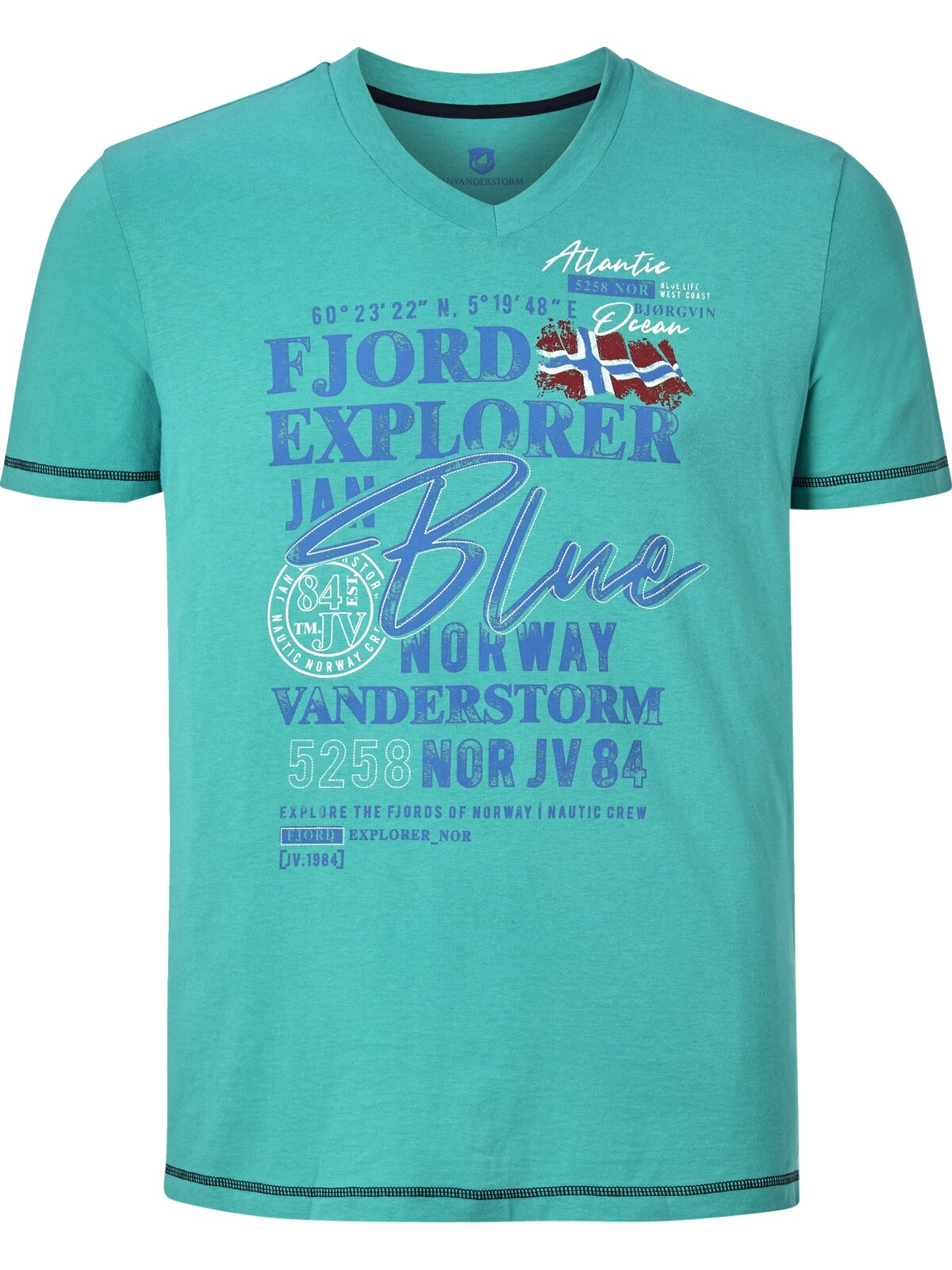 Jan Vanderstorm Shirt 'Nordger' in Blue: front