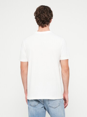T-Shirt 'Dobermann' BOSS en blanc