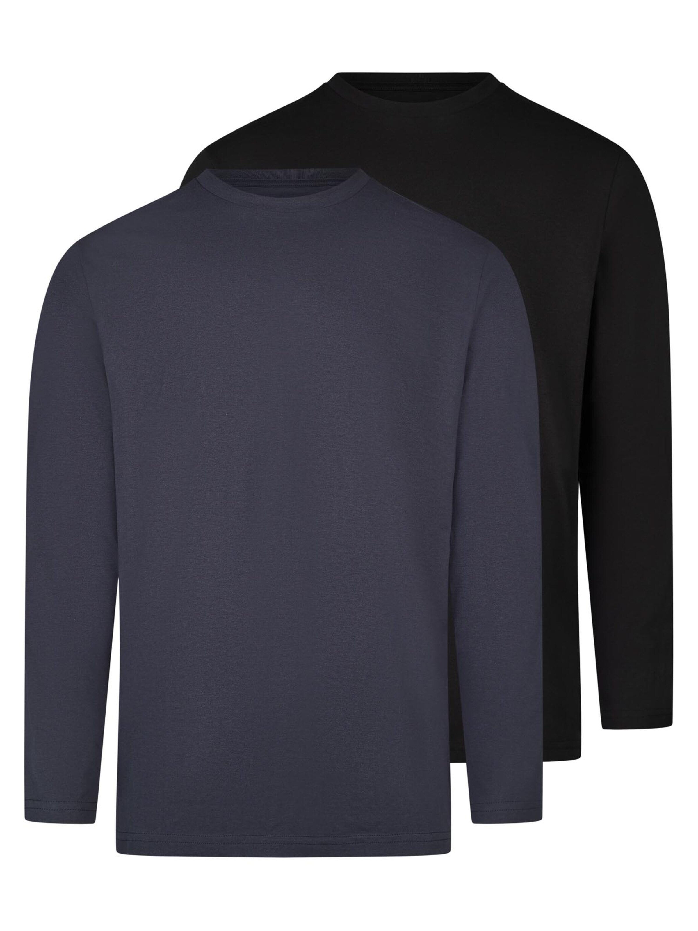 Ragman Shirt 'Basic' in Blue: front