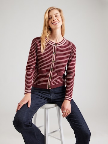 WHITE STUFF Strickjacke 'CHARLOTTE' in Lila: Vorderseite