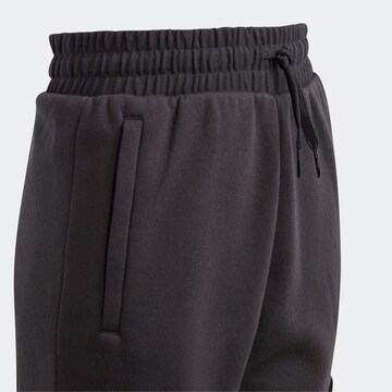 Effilé Pantalon 'Fleece' ADIDAS ORIGINALS en noir