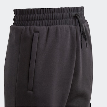 Effilé Pantalon 'Fleece' ADIDAS ORIGINALS en noir