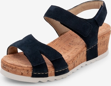 Sandalo di VITAFORM in blu: frontale