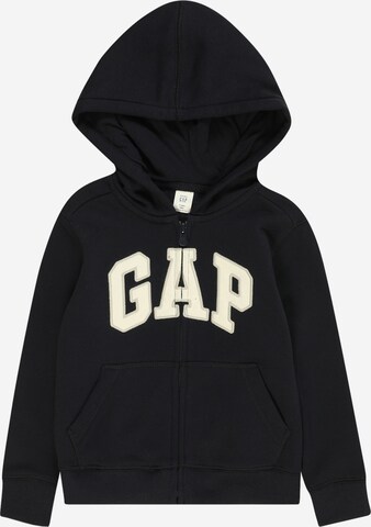 GAP Кофта на молнии в Синий: спереди