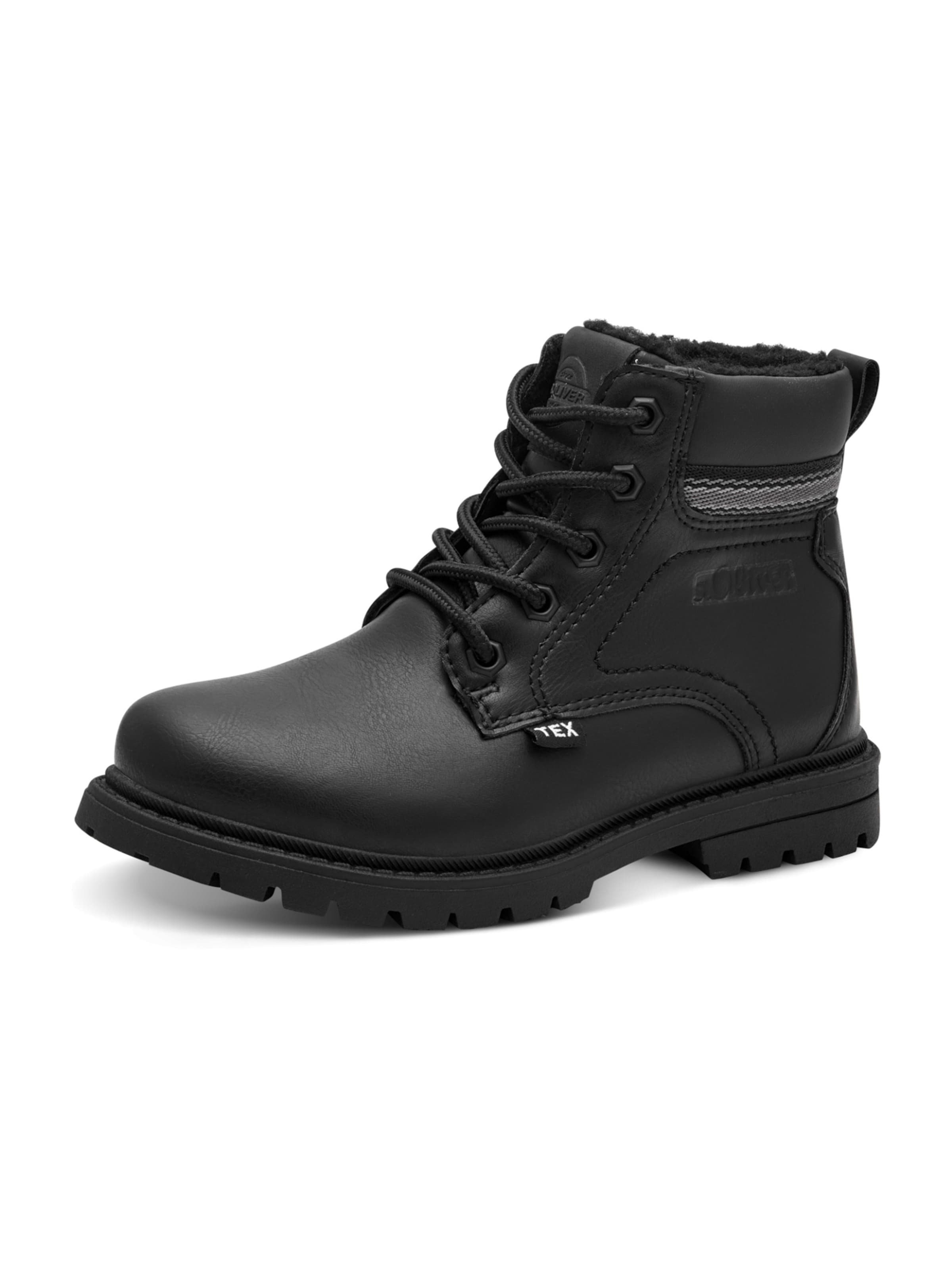s.Oliver Boots in Black ABOUT YOU