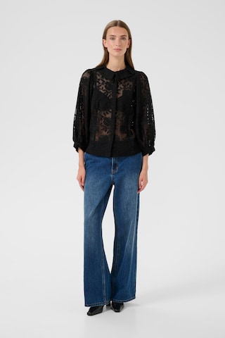 KAREN BY SIMONSEN Bluse 'Brynja' i blå