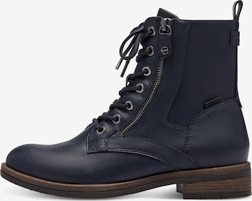 TAMARIS Lace-Up Ankle Boots in Blue