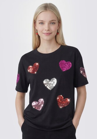 MYMO Shirt in Zwart: voorkant
